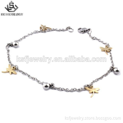 Fashion Stainless Steel Ankle Chain for women and girl Leaf Design China Supplier